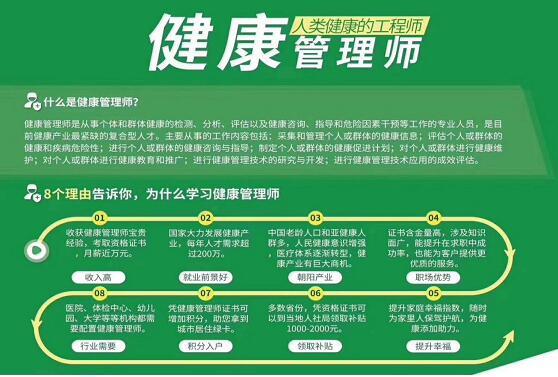 皓德教育，開(kāi)啟您的健康管理師職業(yè)新篇章